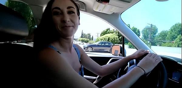  Artemisia Love is free to explore her wild sexual desires after being divorced. SHe started it with a hot blowjob session with her stepson in her car.